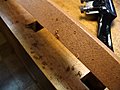 Tiny Shavings Taken When Shaping Edges